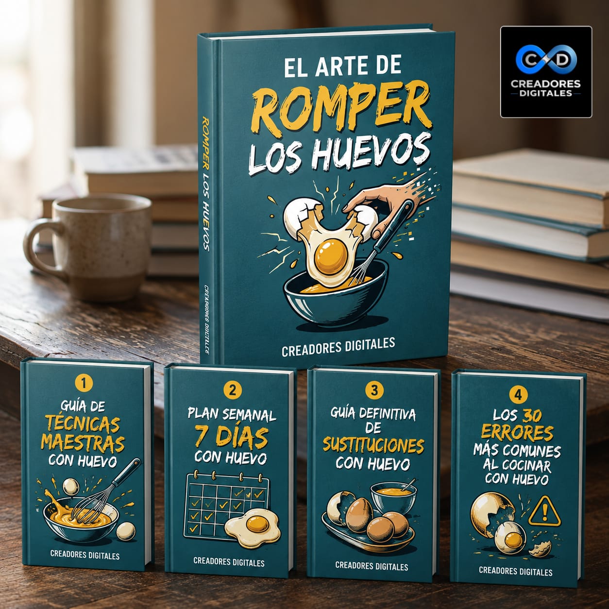 EL ARTE DE ROMPER LOS HUEVOS (450 RECETAS CON HUEVO Y MUCHO MÁS)